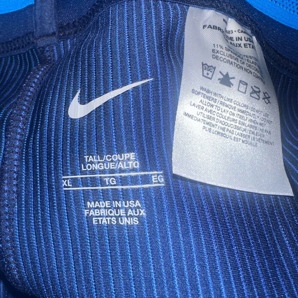 New Nike Pro Elite Olympic Racing Tights Running Pants AO8496-000 Blue Size - Picture 4 of 8